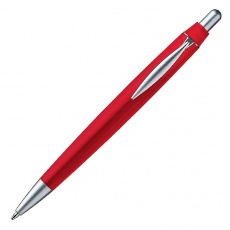 Długopis Albany czerwony, wkład czarny