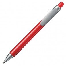 Długopis Athens czerwony z czarnym wkładem
