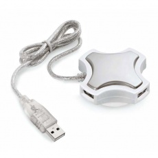 Rozgałęziacz USB biały