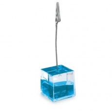 Stojący klips Liquid gel niebieski