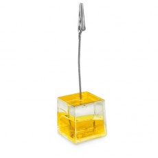 Stojący klips Liquid gel żółty