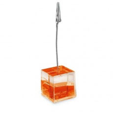 Stojący klips Liquid gel pomarańczowy
